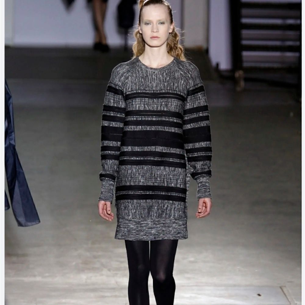Philip lim 3.1 grey thick sweater dress sz small euc 2011 collection